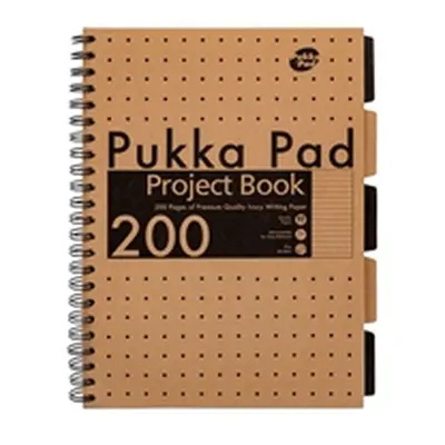 Pukka Kraft A4 Project Book (4 Packs of 3)