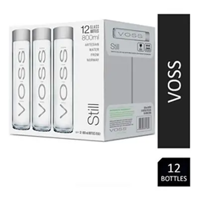 Voss Artesian Still Water Glass 12x800ml