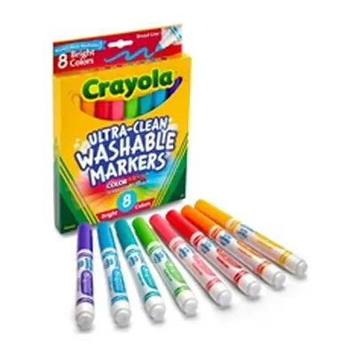 Crayola Ultra Clean Washable Markers x8 (Pack of 6) 58-8328-E-000