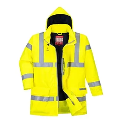 Bizflame Rain Hi-Vis Antistatic FR Jacket (Yellow)