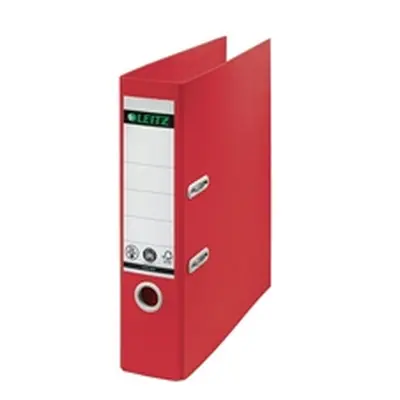 Recycle Colours Lever Arch File A4 80mm Red (Pack of 10) 10180025