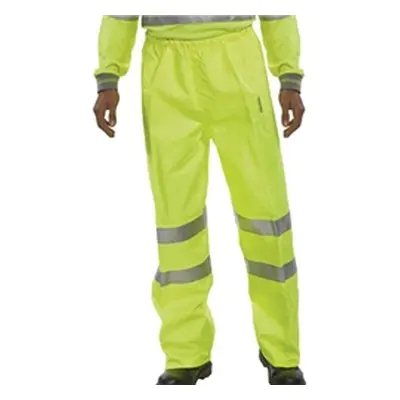 Beeswift Birkdale High Visibility Breathable Trousers Saturn Yellow L