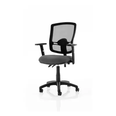 Eclipse Plus II Lever Operator Chair Mesh Back Charcoal Adjustable Arm