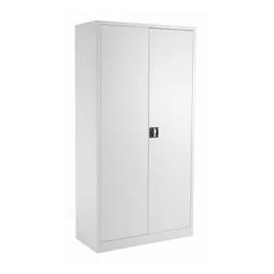 Legato Steel Double Door Cupboard 1790mm- White Ref TCSDDC1790WH