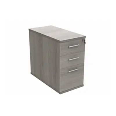 Desk High Office Storage Unit 800 Deep Alaskan Grey Oak