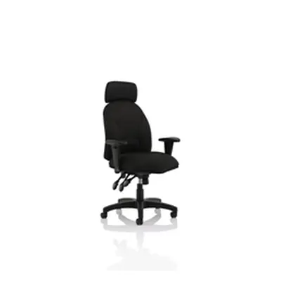 Jet Black Fabric Executive Chair - OP000236