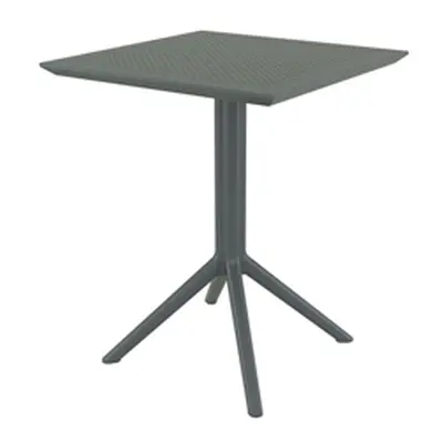 Folding Sky Table - 60X60 Square - Dark Grey