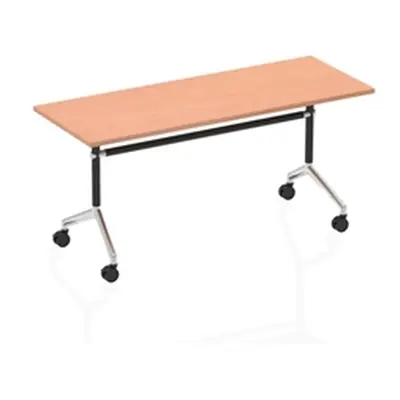 Impulse 1600 Flip Top Rectangular Table Beech - I000695