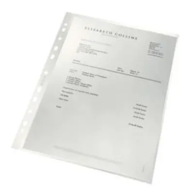 Leitz Punched Pockets Recycled A4 (Pack of 100) 4791-10-03