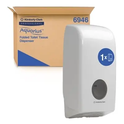 Aquarius Bulk Pack Toilet Tissue Dispenser White 6946