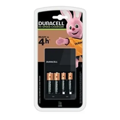 Duracell 4 Hour Battery Charger CEF14 with 2x AA/2x AAA Batteries