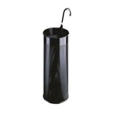 Umbrella/Waste Bin Perforated Black