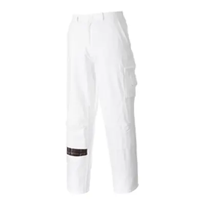 Mens Painters Trouser White, Large, Tall