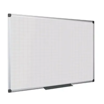 Bi-Office Maya Magnetic Whiteboard Gridded 900x600mm