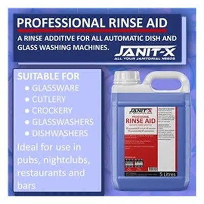 Janit-X Professional Rinse Aid 5 Litre - PACK (2)