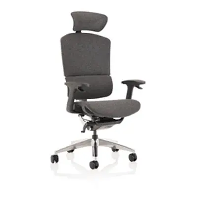 Ergo Click Plus Grey Fabrimesh with Headrest