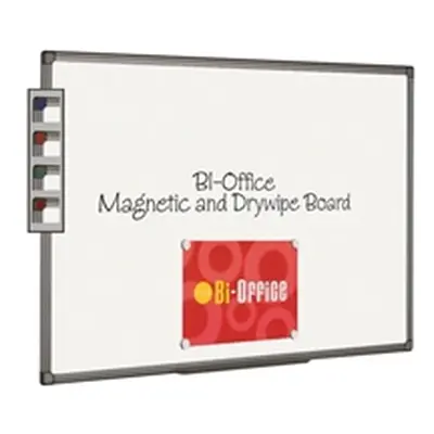 Bi-Office Magnetic Whiteboard 1800x1200mm Aluminium Finish