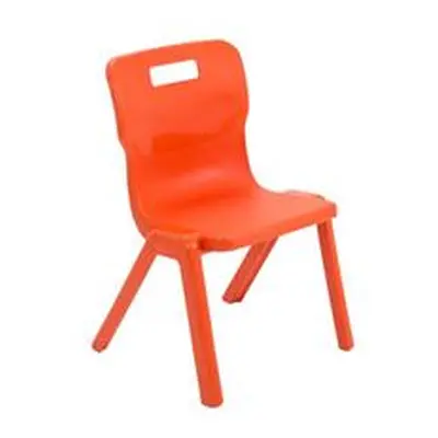 Titan One Piece Chair Size 3 - 350mm Seat Height - Orange - T3-O