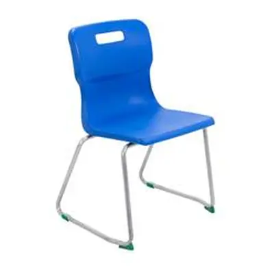 Titan Skid Base Chair Size 5 - 430mm Seat Height - Blue - T25-B