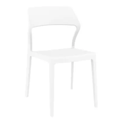 Snow Side Chair - White