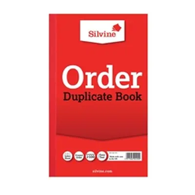 Silvine Duplicate Order Book 210x127mm (6 Pack) 610