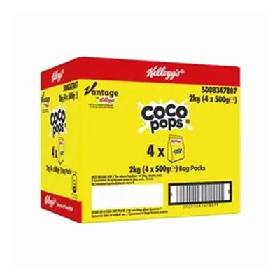 Kellogg's Coco Pops Bag 500g (Pack of 4) 5115274000