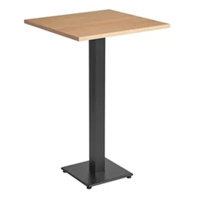 Warwick Bar Height Table - Kaffee Light Oak - 70Cm X 70Cm