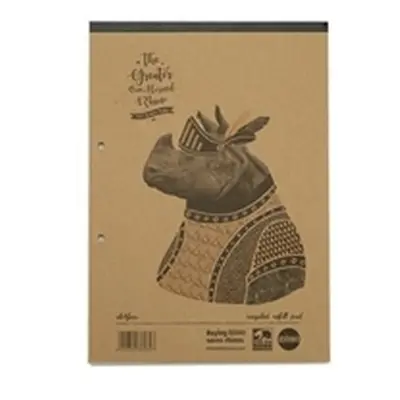 Rhino Recycled Refill Pad 160 Pages 8mm Ruled with Margin A4 (Pack 5)