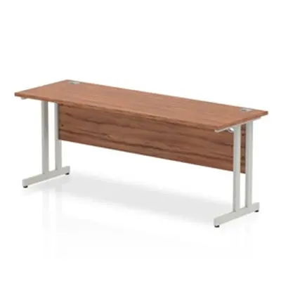 Impulse 1800/600 Rectangle Silver Cantilever Leg Desk - MI001913