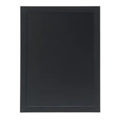 Securit Woody Chalkboard with Chalk Marker and Mounting Kit Black