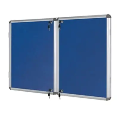 Bi-Office Lockable 1780x1180mm Internal Display Case