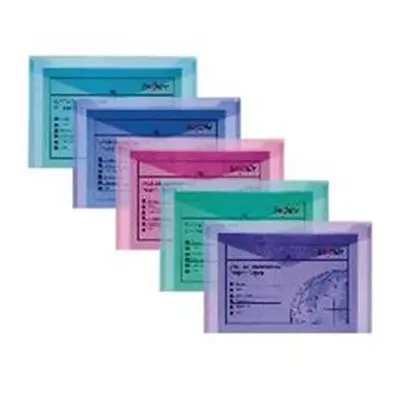 Snopake Polyfile Electra A5 Assorted (5 Pack)