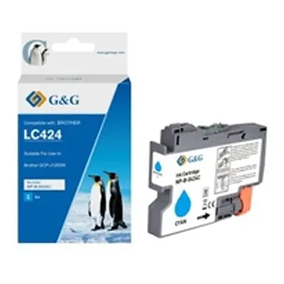 Alpa-Cartridge Compatible Brother LC424C Cyan Ink Cartridge