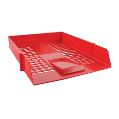 Q-Connect Letter Tray Red CP159KFRED Ref KF10055