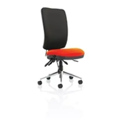 Chiro High Back Bespoke Colour Seat Tabasco Orange No Arms