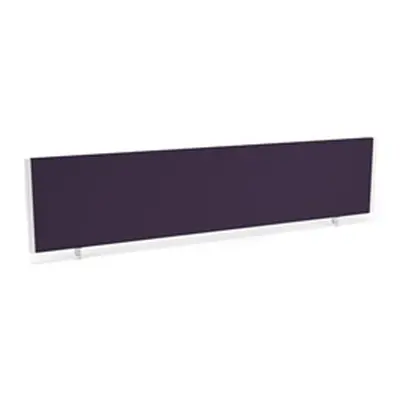 Impulse/Evolve Plus Bench Screen 1800 Bespoke Tansy Purple White Frame