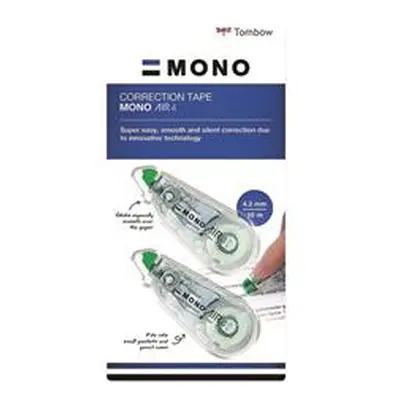 Tombow MONO air4 Correction Tape 4.2mm x 10m (3 Pack)