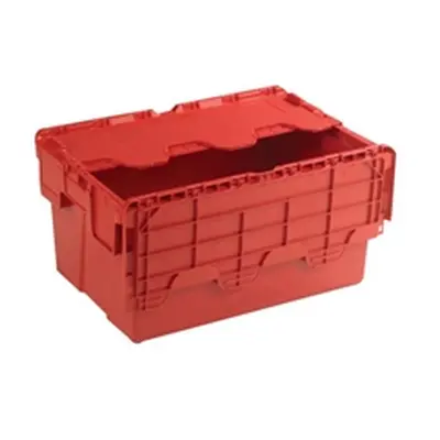 Red Attached Lid Container 54L 375816