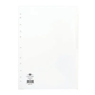 Concord Subject Dividers 150gsm Punched 11 Holes 20-Part - 79601/96