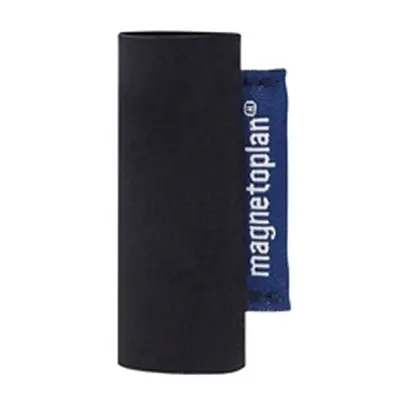 Magnetoplan magnetoSleeves Marker Pen Loop Holder Black (Pack of 4)