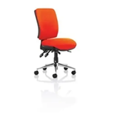 Chiro Medium Back Bespoke Colour Tabasco Orange No Arms