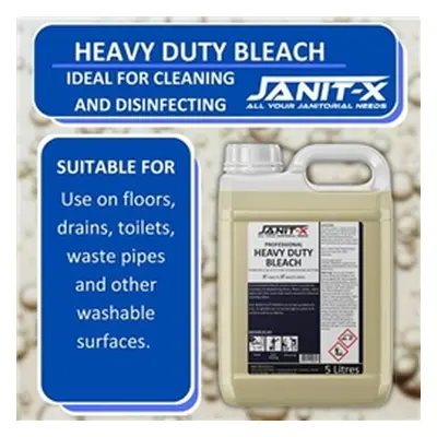 Janit-X Professional Heavy Duty Bleach 5 Litre - PACK (2)