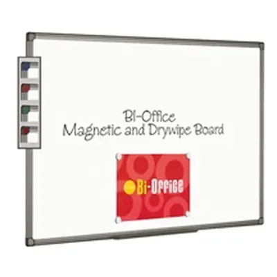 Bi-Office Aluminium Finish Magnetic Whiteboard 900x600mm