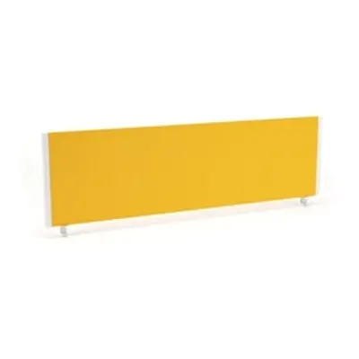 Impulse/Evolve Plus Bench Screen 1400 Bespoke Senna Yellow White Frame