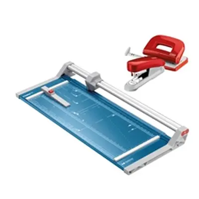 Dahle 554 A2 Professional Rotary Trimmer with Stapler Punching Set