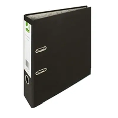 Q-Connect Lever Arch File Paperbacked A4 Black (10 Pack) KF20038