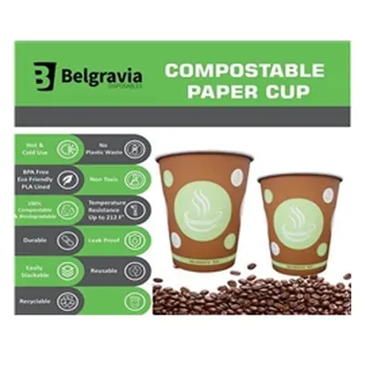 Belgravia 12oz Biodegradable Paper Cups