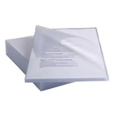 Rexel Anti Slip Cut Flush Folders A4 Clear (25 Pack)