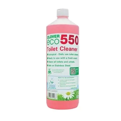 Clover ECO 550 Toilet Cleaner 1 Litre (12 Pack) 550