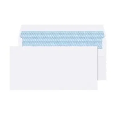 Q-Connect DL Envelopes Wallet Self Seal 90gsm White Pk 1000 - KF3480